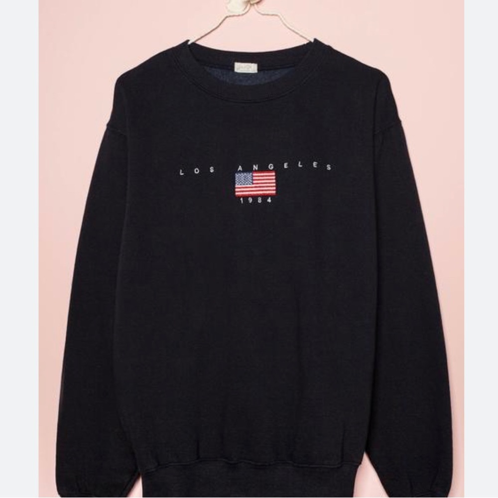 Brandy Melville los angeles 1984 crewneck
